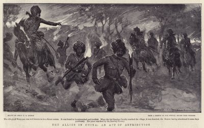 Die Alliierten in China, ein Akt der Vergeltung von Percy F.S. Spence